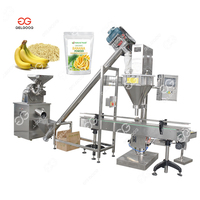 Ligne Automatique de Fabrication de Poudre de Banane Plantain Fruit 100-500kg/h Utilisation Commerciale Haute Efficacité Système Automatique de Fabrication de Farine