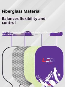 Raquette de pickleball en fibre de verre 400x200x16mm avec motif montagne, idéale comme cadeau pour femme - Product Image 5