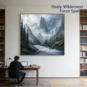 ภาพจิตรกรรมฝาผนังที่ปรับแต่งได้ พิมพ์ด้วยมือบนผ้าใบสไตล์มินิมอลสมัยใหม่ เหมาะสำหรับตกแต่งบ้าน ศิลปะโลหะสมัยใหม่ - Product Image 6