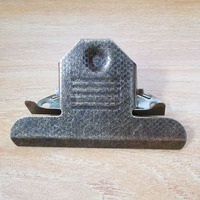 Pince à menu en bois pour restaurant, motif damier 85 mm, laiton antique bronze, pince papillon en métal, pince pour classeur
