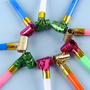 Whistle A1390 Plastic Party Whistles Random Color Non-Toxic Birthday Occasion Household Daily Necessities - Product Image 1