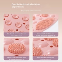 Tapis de massage des pieds en PVC léger à pression manuelle, pour méridiens de la médecine chinoise, idéal pour la salle de bain