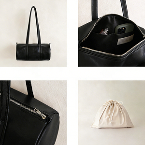 Borsa da Viaggio Elegante a Forma di Barile con Logo Personalizzato, Leggera e Strutturata, in <span class=keywords><strong>Pelle</strong></span> Vegana di Lusso, con Ruote - Product Image 6
