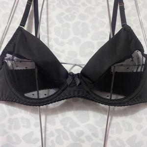 Women Sexy Lingerie Set Temptation Bra Panty With Garter Belt Set Transparent Womens Sexy Wave Point Lingerie - Product Image 3