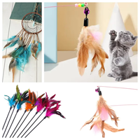 Plumes de poulet teintées de plumes colorées pour costumes, accessoire de vêtement, danse, performance, 13 à 15 cm