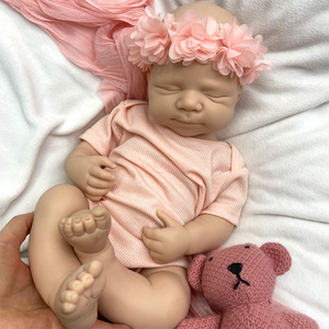 Muñecas de Silicona Reborn sin Pintar, Colección para Artistas, Accesorios para DIY, Diferentes Expresiones, Muñecas de Silicona de Recién Nacido - Product Image 3