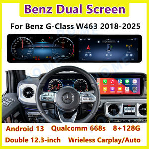 メルセデス・ベンツ E/G/Sクラス CLS 2016-2025 W213 W222 W257 W463用 新デザイン デュアルスクリーン マルチメディア Android ラジオ LCD ダッシュボード - Product Image 5
