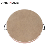 Jinn Home Plateau de service en bois MDF portable de luxe avec poignées Vaisselle Hôtel Restaurant