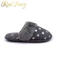 Pantoufles d'hiver en fausse daim, Micro fourrure, bon marché, chaussons de maison, personnalisés, pour femmes, usine chinoise,