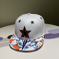 Topi Snapback Hip Hop Berkualitas Tinggi Grosir Custom untuk Remaja, Topi Baseball Trendy untuk Street Dance, Topi Fashion Pria untuk Melindungi dari Sinar Matahari