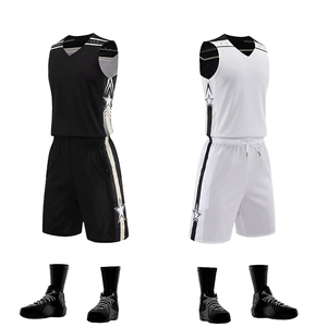 Camiseta de Baloncesto de Poliéster Sublimada para Adultos, de Secado Rápido, Transpirable, Profesional y Reversible - Product Image 4