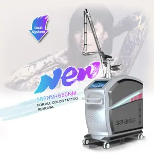 All Color Tattoo Removal Picosecond Dual System 106nm 532nm Fractional Picosecond 585 650nm 5 Wavelength Tattoo Removal Machine
