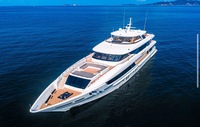 Bateau de croisière de luxe à double pont en fibre de verre de 46,84 mètres, avec sièges personnalisables (30-48 places), pour excursions nocturnes.