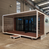 Villa Capsule Moderne Insonorisée pour Camping, Maison Modulaire Préfabriquée, Petite Cabine Portable pour Hôtel