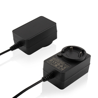 Adaptateur secteur 24w pour appareils intelligents Connexion enfichable 12v 2A Sortie CC pour caméras de vidéosurveillance Sortie CA Connexion enfichable