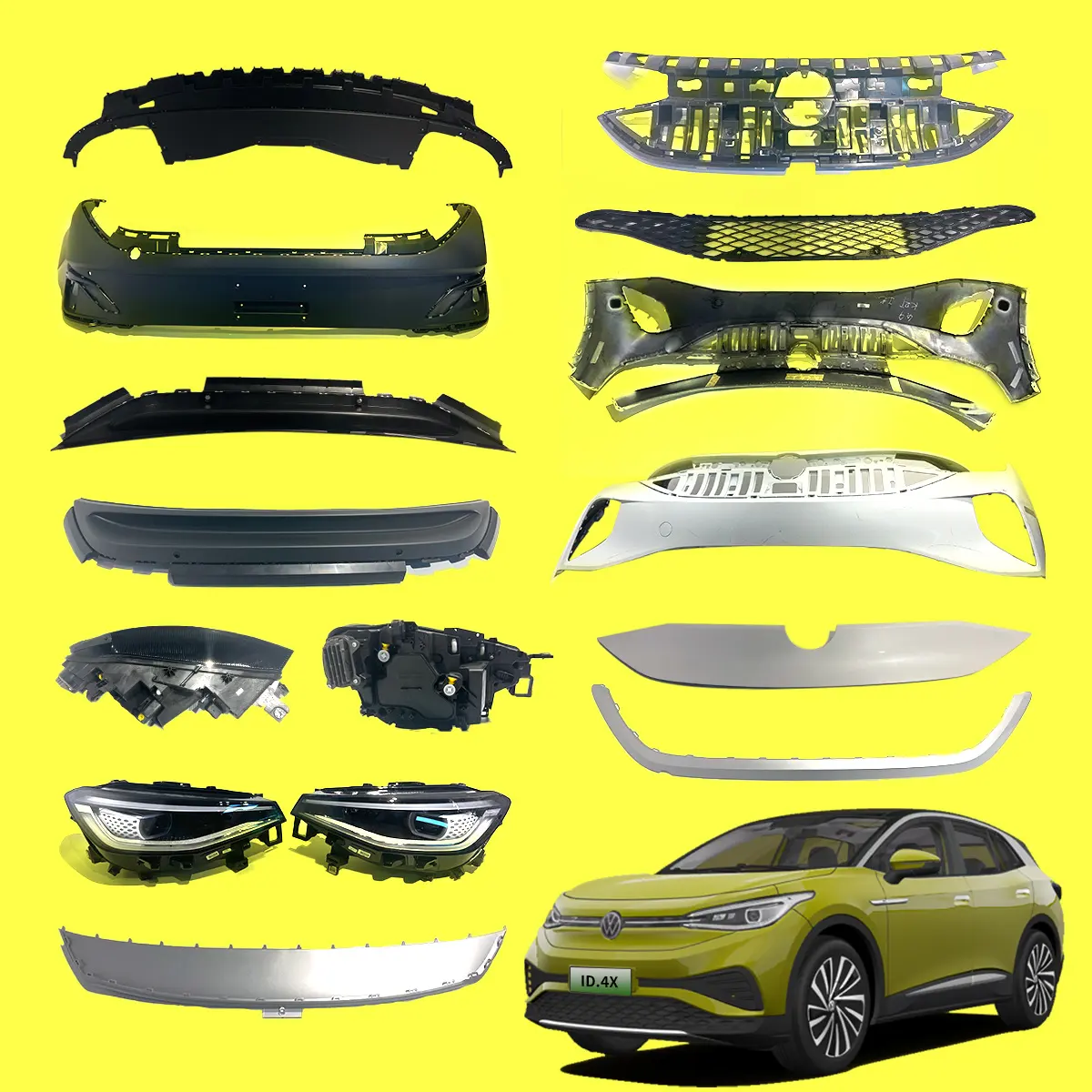 ID4 ID6 VW Car BodyAccessories For New Energy Vehicle Spare auto Parts Car