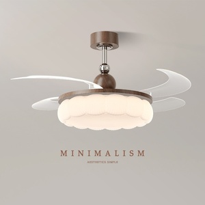 Ventilateur de plafond rétro de style médiéval pour chambre à coucher, ventilateur de plafond silencieux pour salle à manger, ventilateur de plafond - Product Image 2