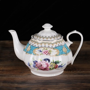 Juego <span class=keywords><strong>de</strong></span> <span class=keywords><strong>Café</strong></span> y Té <span class=keywords><strong>de</strong></span> Porcelana <span class=keywords><strong>de</strong></span> Alta Calidad, Ecológico, Estilo Vintage, Diseño Etíope y Turco, Marca Hausweet, 21 Piezas - Product Image 4