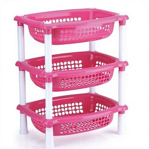 Cesta de Almacenamiento de Plástico Premium Champion, Forma Ovalada, Diseño Portátil de Alta Calidad, Multiusos para Hogar, Cocina, Oficina, Hotel - Product Image 1