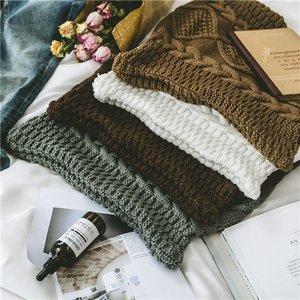 Super Soft Cushion <strong>Cover</strong> 45*45 Cozy Twist Delicate Knitted Bed Pillow Case Nordic <strong>Sofa</strong> Home Decorative <strong>Throw</strong> Pillow <strong>Cover</strong> Dy - Product Image 6