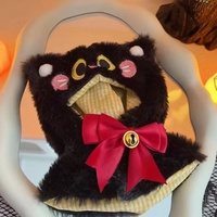 Pour LABUBU V1/V2/V3 Halloween citrouille et chat noir vinyle jouet tenues mignon PVC bricolage jouet pour changement de Costume