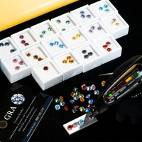 Redleaf moissanite vente en gros moissanite forme de coussin certifiée GRA VVS1 couleur fantaisie par carat personnaliser pierre moissanite