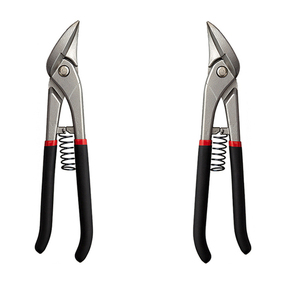 55#carbon Steel 10" Ideal Offset Tin Snips Right Left Tin Snips Scissor Series - Product Image 1