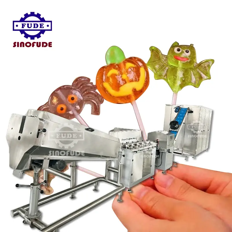 Goede Vorm Volautomatische Snoep Makende Machine Lolly Kleine Hard Candy Lolly Machine