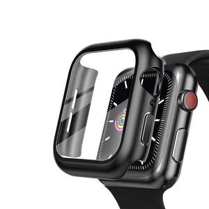 Coque personnalisée 2 en 1 40MM 41MM 42MM 44MM 45MM avec protection d'écran en verre pour Apple Watch Série 11 12 SE antichoc - Product Image 1