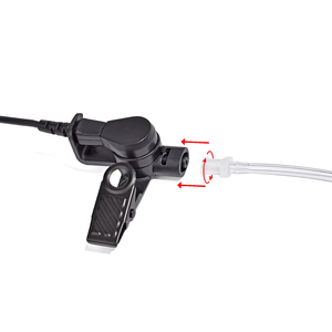 3,5mm 2 pines Airtube auricular para Kenwood TK2000 TK3000 Baofeng UV5R Inrico T522A Radio bidireccional K Pin auricular - Product Image 2