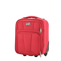 Nouvelles Tendances Meilleures Ventes Rouge OEM ODM Ensemble de Valises Souples à Roulettes en Tissu pour Hommes et Femmes