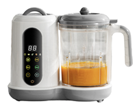 Blender & Prosesor Makanan Bayi Bebas BPA dengan Daya 450W Tegangan 220-240V untuk Mengukus Buah/Daging/Ikan/Sayuran, MOQ Rendah