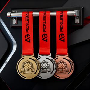 Medallas Deportivas Personalizadas de Pickleball, Medallas de Metal de Aleación de Zinc con Grabado en Relieve, Oro, Plata, Bronce, para Recuerdo - Product Image 5