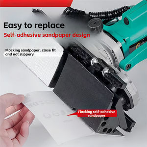 <span class=keywords><strong>Lijadora</strong></span> de masilla eléctrica de pared de 700W de alta calidad, varilla larga de mano, papel de <span class=keywords><strong>lija</strong></span> de pulido automático <span class=keywords><strong>Triangular</strong></span> <span class=keywords><strong>para</strong></span> bricolaje <span class=keywords><strong>para</strong></span> uso doméstico - Product Image 3