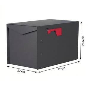 Boîte <span class=keywords><strong>aux</strong></span> <span class=keywords><strong>lettres</strong></span> américaine en acier galvanisé thermolaqué, grande capacité, étanche, pour extérieur, vente en gros OEM - Product Image 5
