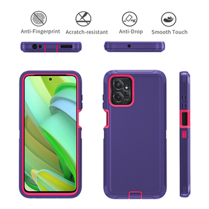 <span class=keywords><strong>เคส</strong></span>โทรศัพท์สำหรับ Moto G Power 2023 otterboxer <span class=keywords><strong>เคส</strong></span>โทรศัพท์ PC แบบแข็ง + TPU นิ่มกันกระแทกเลนส์ - Product Image 2