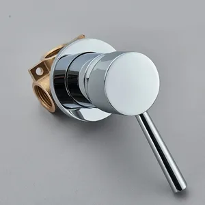 Robinet intégré interrupteur en laiton mitigeur dissimulé bifonctionnel chaud froid vanne <span class=keywords><strong>de</strong></span> contrôle salle <span class=keywords><strong>de</strong></span> bain robinet <span class=keywords><strong>d</strong></span>'eau <span class=keywords><strong>douche</strong></span> vanne <span class=keywords><strong>de</strong></span> <span class=keywords><strong>d</strong></span>érivation - Product Image 5