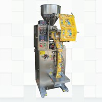 Machine d'emballage VFFS à granulés avec purge d'azote pour noix, fruits secs, en acier inoxydable, avec impression de date