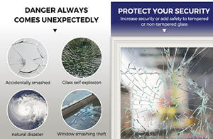 2Mil Clear Safety and Security <strong>Window</strong> <strong>Film</strong> Anti Shatter Glass Safety Security Car <strong>Window</strong> <strong>Film</strong> Safety <strong>Window</strong> Tint <strong>Film</strong> - Product Image 5