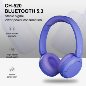 <span class=keywords><strong>JKK</strong></span> QC-XB-JB-520BT Auriculares con Sonido de Alta Calidad, Ligeros, Tamaño Mediano, Tacto Agradable, Color Azul - Product Image 4
