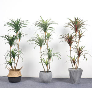 Feuilles en agate artificielles, faux yucca, pour décoration intérieure, cm - Product Image 5