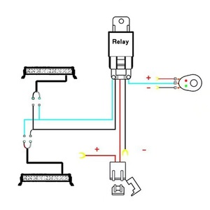 Kits de faisceaux de câblage universels pour barres lumineuses LED, faisceau de câblage pour éclairage de travail LED 16 AWG, faisceau de câblage avec relais <span class=keywords><strong>12V</strong></span> 40A, interrupteur marche/arrêt - Product Image 6