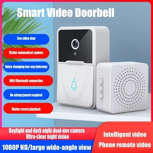 Sonnette intelligente X3 avec caméra HD, pour la maison, extérieure, WIFI, sans fil, interphone vidéo, sonnette de porte, détecteur de mouvement, sonnette de sécurité, ensemble - Product Image 5