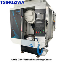 Mesin CNC Vertikal 3-axis Terlaris BT30 500mm Table Travel Linear Guideway Presisi Tinggi untuk Pengeboran, Pengetapan, dan Penggilingan