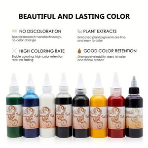 <span class=keywords><strong>Tinta</strong></span> de Henna Orgánica a Base de Alcohol para Aerógrafo, 100 ml, Personalizada para Maquillaje Permanente, Microblading y Kits de <span class=keywords><strong>Tatuaje</strong></span> - Product Image 4
