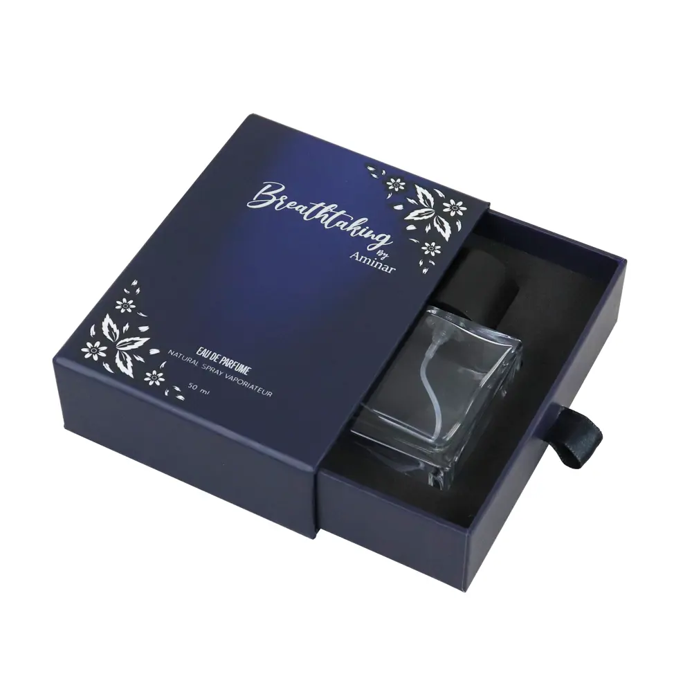 Caja de regalo Emballages frasco de perfume com Caixa perfume embalaje de papel para botella de 30ml