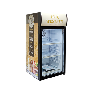 Meisda SC80B 80L réfrigérateur commercial d'affichage de boissons de bière de refroidisseur de porte en verre - Product Image 1