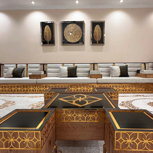 Ensemble de canapés arabes Majlis yéménite 3 places Canapé modulaire <span class=keywords><strong>royal</strong></span> pour cafés et salons - Product Image 3