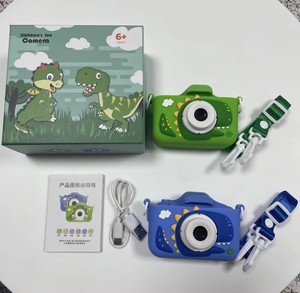 Appareil photo pour enfants X13S Mini double objectif 1080P Nouveau dinosaure dessin animé Appareil photo pour enfants Adorable jouet Appareil photo numérique pour enfants comme cadeau - Product Image 6