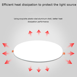 <span class=keywords><strong>Panel</strong></span> de luz <span class=keywords><strong>LED</strong></span> regulable, luz plana cuadrada, empotrada de techo integrada - Product Image 3